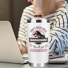 Grandma Gifts - Birthday Gifts for Grandma - Mothers Day, Christmas Gift Ideas for Grandmother from Grandchildren, Granddaughter, Grandson, Grandkids - 20 Oz Stainless Steel Tumbler