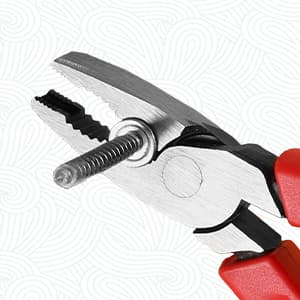 WORKPRO 6.5" Linesman S Screw Extractor Pliers(Combination Pliers) with Unique Non-slip Jaws, Stripped Screw Remover Tool, Lineman Plier for Quickly Removal of Damaged or Rusted Fasteners