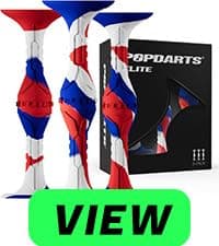 Popdarts PRO Pack Game Set (Wigglenobber Target Marker) - Indoor, Outdoor Suction Cup Throwing Game - Competition with a POP