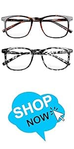 AOSM Blue Light Glasses for Men & Women,Gaming glasses Anti-Glare UV400 Protection,Blue Light Blocking to Relieve Eye Strain