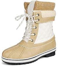 DREAM PAIRS Women's Winter Snow Boots, Faux Fur Waterproof Ankle Booties, Zaylee Ladies Comfortable Short Boots Outdoor