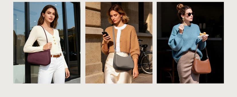 befen Genuine Leather Crossbody Bags for Women Anti Theft Shoulder Purse Trendy Hobo Bag with RFID Womens Handbag Purse