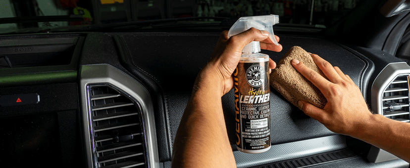 Chemical Guys SPI22916 HydroLeather Ceramic Leather Protective Coating for Car Interiors, Furniture, Apparel, Boots, and More (Works on Natural, Synthetic, Pleather, Faux Leather and More) (16 fl oz)