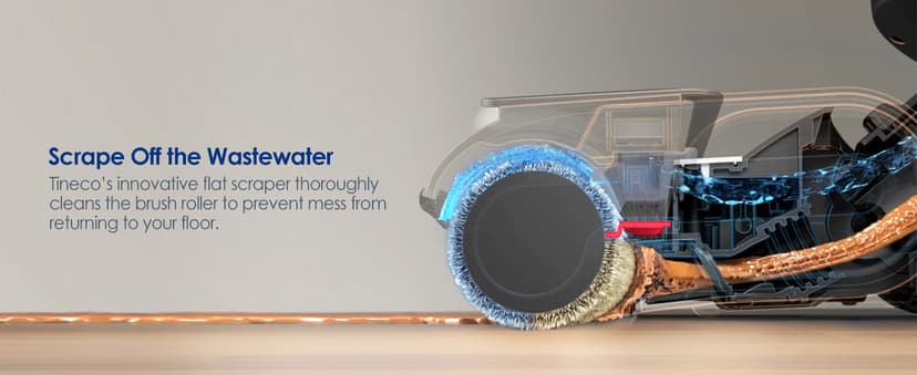 Tineco iFLOOR 5 Breeze Complete Wet Dry Vacuum Cordless Floor Washer, One-Step Cleaning for Hard Floors, Edge Clean, Auto Self-Cleaning, Lightweight & Cordless Design