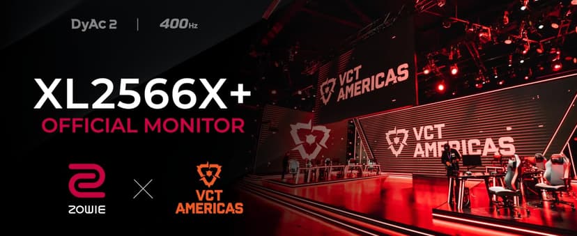 BenQ Zowie XL2566X+ | 24.1 | Fast TN 400Hz Gaming Monitor for Esports | Motion Clarity DyAc2 | 1080p | XL Setting to Share | Shielding Hood | New Industrial Grade Ball Bearing Height Adjustment