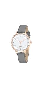 TWOPTION Women's Dainty Analog Leather Dress Watch for Small Wrists, Ladies Waterproof Watches for Women, Reloj para Mujer