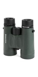 Celestron - Nature DX 8x42 Binoculars – Ideal for Birding and Outdoors – 42mm Objective Lenses – Wide 7.4° Field of View – BaK-4 Prisms – Fully Multi-Coated – Waterproof and Fogproof