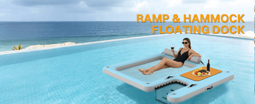 Adults Inflatable Pool Float Chair, Floating Lounger with Cup Holder, 100° Fixed Backrest, Breathable & Sinking Mesh Seat, Inflatable Lounger Float for Swimming Pool/Beach/Lake/Party