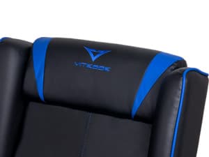 VITESSE VIT Gaming Recliner Chair Racing Style Single PU Leather Sofa Modern Living Room Recliners Ergonomic Comfortable Home Theater Seating, Blue.