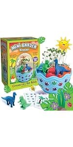 Creativity for Kids Mini Garden: Mermaid Terrarium Kit - Mermaid Gifts for Girls, Crafts and Toys, Holiday Stocking Stuffers for Kids (Ages 6+)
