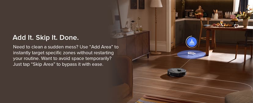 roborock Qrevo Series Robot Vacuum and Mop, 8000Pa Suction, Upgraded from Qrevo S, Anti-Tangle Brushes, Smart Obstacle Avoidance, Auto Mop Washing, All-in-One Dock, 200RPM Spinning Mops, Black(QV 35A)