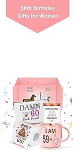 50th Birthday Gifts for Her Funny Happy 50th Birthday Decorations for Women 50 Year Old Gifts for Woman 50 and Fabulous Gift for Woman Sister Mom Best Friend Wife - Coffee Mug Makeup Bag Toilet Paper