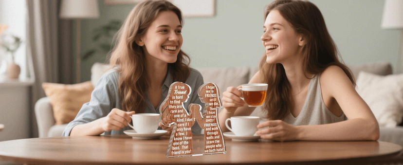 Friend Birthday Gifts for Women Friendship Best Friend Soul Sister Female Bestie BFF, Mothers Day Christmas Valentines Gifts Friends Forever Inspirational Cheer up Thank You Friend Plaque