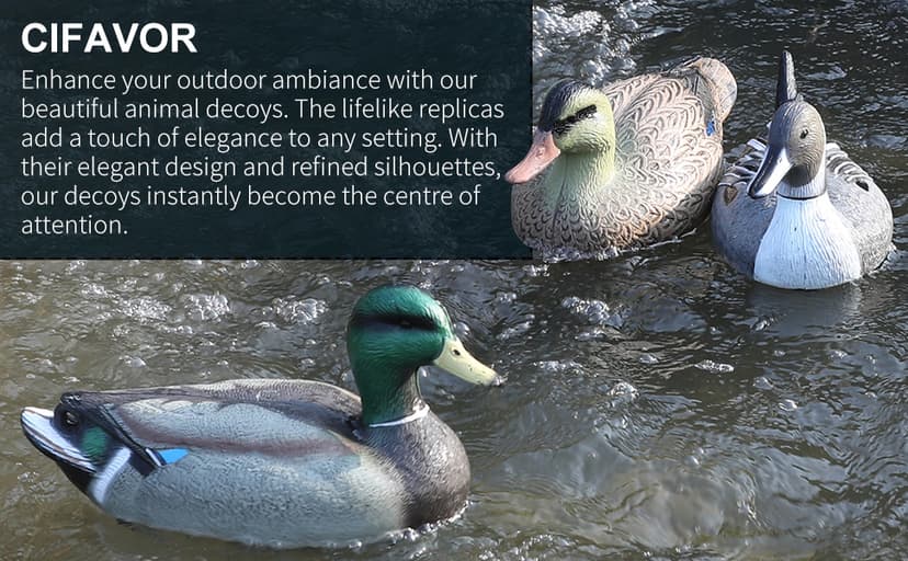 Realistic Mallard Duck Models That Hunting Enthusiasts Love as decoys and Ornaments