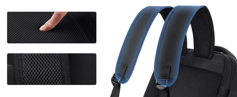 UKEIN Luggage Sets 3 Piece, Carry On Luggage 20In With Spinner Wheels,PC Hardside Suitcase Set with TSA Lock,Durable Carry On Suitcase With Travel Backpack for Men (Black, 3 piece set (20inch))