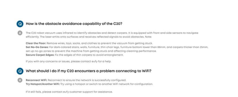 eufy Omni C20 Robot Vacuum and Mop Combo, All-in-One Station, Auto Mop Washing and Auto Drying for Hands-Free Cleaning, 7000 Pa Powerful Suction, Self Emptying, 3.35-Inch