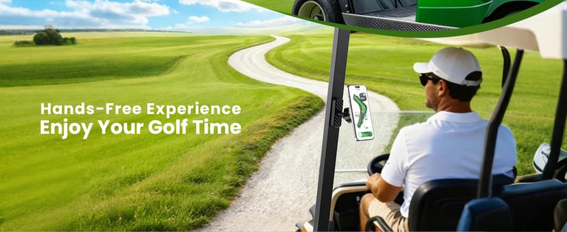 Stocking Stuffers Gifts for Men Dad Him, Magnetic Golf Cart Phone Holder, 360° Rotation Golf Accessories for Mens Gifts, Mens Stocking Stuffers 2025, White Elephant Gifts for Grandpa Papa Husband