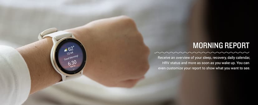 Garmin Vívoactive 5, Health and Fitness GPS Smartwatch, AMOLED Display, Up to 11 Days of Battery, Slate Aluminum Bezel with Black Case and Silicone Band