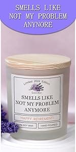 Retirement Gift for Woman, Retirement Gifts for Men Women Farewell Gifts for Coworker Teachers Friends Boss 2025 Leaving Goodbye Best Cool Happy Party Decorations Banner Card Candles