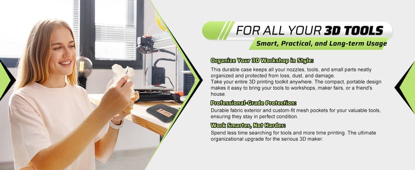 3D Printer Tools Kit, 34pcs 3D Printer Accessories for All FDM/SLA Printers Includes Nozzle Cleaning, Removal Scrapers, Finishing Tools, 5 Types of Files,Brushes, Wire Cutter, Engraving Knife