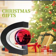 Magnetic Levitation Floating Rotating World globe for children With Colored Lamp And Touch Switch For Men Boss Cool home/Office Decor unique Gifts Or Kids Desk Tech accessories Gadget teenage Toys