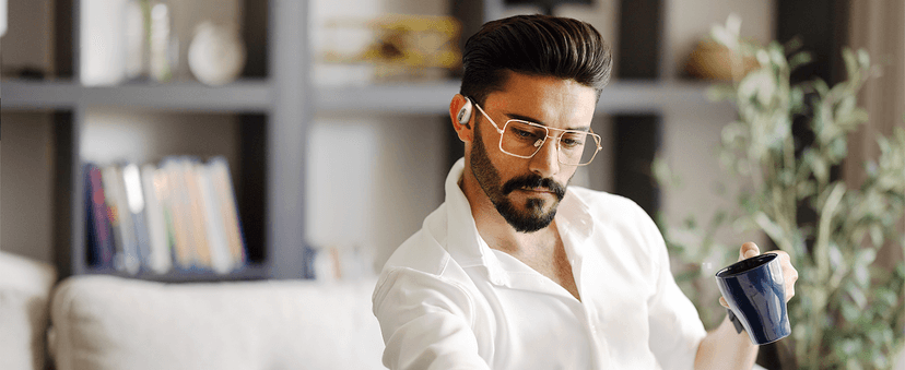 Monster Open Ear AC210 Headphones, Bluetooth 5.4 Earphones Stereo Sound,30 Hours Playback, Type-C Charging, HD Clear Calls, IPX5 Waterproof Open Ear Earbuds,Rose Gold