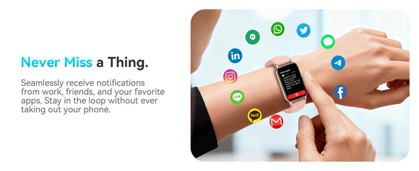 ChronArk Fitness Tracker for Women Men, Activity Smart Watch Compatible with Android iPhone, Step Counter with 110+ Sports, Sleep Monitor, Calorie Counter, IP68 Waterproof (Pink, 1.57)