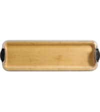 Farberware Bamboo Cutting Board with Clear Locking Lid, 11x14 Inch Charcuterie Board with Handles - Reversible Serving Board for Cheese, Meats, Snacks and More B0D2RRK7CS