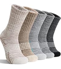 Womens Fuzzy Socks Warm Fluffy Cozy Winter Slipper Thick Fleece Heart Socks 5 Pairs B0DK1SNMFD