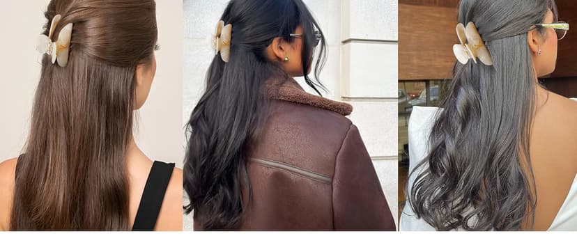 Christmas Gifts for Grandkids Teens - Initial Cute Hair Clips, Hair Claw Clips, Fashion Glitter Claw Clips Durable Hair Clips, Birthday Christmas Gifts for Women Teens Grandkids - Letter A