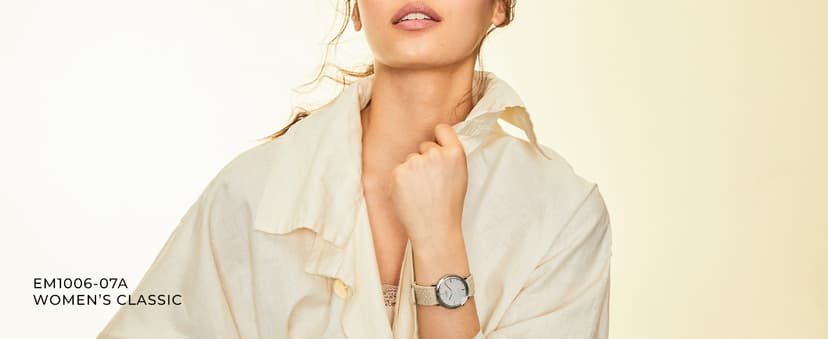 Citizen Women's Eco-Drive Dress Classic Watch in Rose-Tone Stainless Steel with Grey Leather Strap, Grey Dial (Model: FE1218-05H)