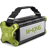 W-KING Bluetooth Speaker, 90W Max Portable Outdoor Speaker Loud, IPX6 Waterproof/50W Deep Bass Subwoofer/40H/EQ/Dual Pairing/TF/AUX, Large Boombox Speakers Bluetooth Wireless for Party/Beach/Jobside