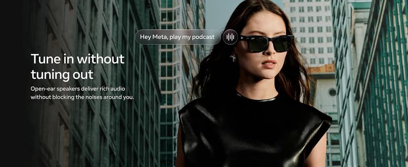 Ray-Ban Meta (Gen 2), Wayfarer, Matte Black | Smart AI Glasses for Men, Women — 2x Battery Life — 3K Ultra HD Resolution — 12 MP Ultra-Wide Camera, Audio, Video — Transitions® Grey Lenses
