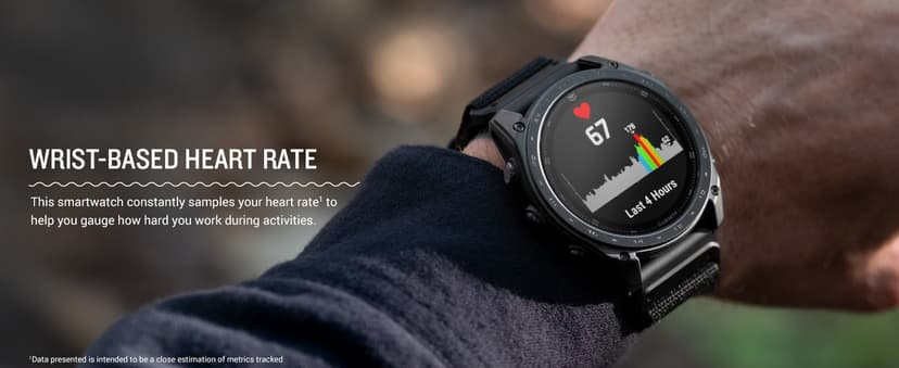 Garmin Tactix 8, 51mm Solar, Elite, Titanium Bezel, Sapphire Lens, Premium Tactical GPS Smartwatch, Includes Applied Ballistics Ultralight Elite Solver, 40M Dive Rating w/Wearable4U PowerBank Bundle