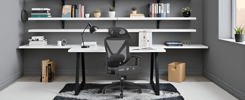 Staples Dexley Ergonomic Task Chair, Mesh, Ergonomic, Lumbar Support, Adjustable Height, Black