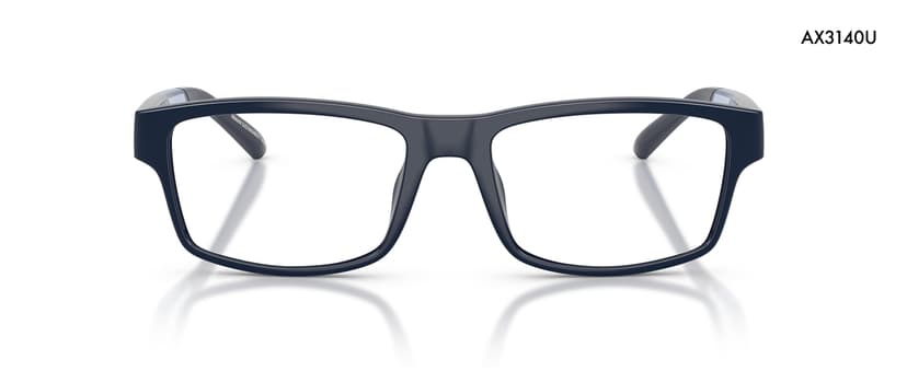 Armani Exchange mens Ax1068 Rectangular Prescription Eyewear Frames