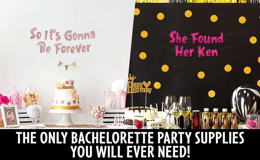 Decorations for Her or Him | Bridal Shower Favors | Hen Do | Accessories | One Size Fits All | Non-Shedding | Photo Prop Bachelorette Party Sash Funny Naughty Bride Satin Glitter Black and Gold B0FDVM2HKB