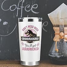 Grandma Gifts - Birthday Gifts for Grandma - Mothers Day, Christmas Gift Ideas for Grandmother from Grandchildren, Granddaughter, Grandson, Grandkids - 20 Oz Stainless Steel Tumbler