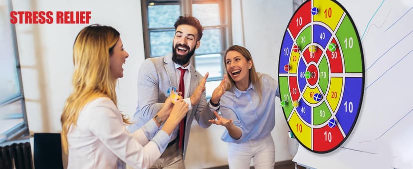 BooTaa 29" Large Dart Board for Kids, Kids Dart Board with Sticky Balls, Boys Toys, Indoor/Sport Outdoor Fun Party Play Game Toys, Birthday Gifts for 3 4 5 6 7 8 9 10 11 12 Year Old Boys Girls