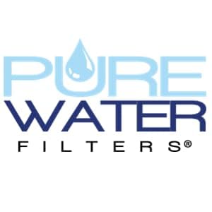 PureWater Filters Inline Water Filter Kit for Ice Maker with 1/4-Inch Direct Quick-Connect Fittings, Tubing and a T-Connector