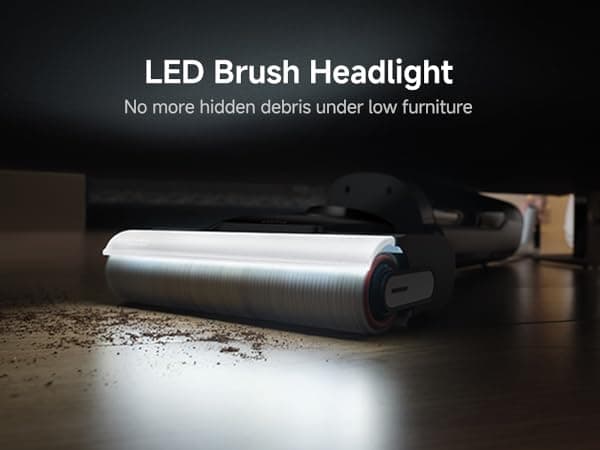 DREAME H14 Pro Wet Dry Vacuum Cleaner, 180° Lie-Flat Vacuum Mop, 140°F Washing and Fast Hot Air Drying, Powerful 18kPa Suction Floor Cleaner Machine, Easy GlideWheel Movement, Smart App Control