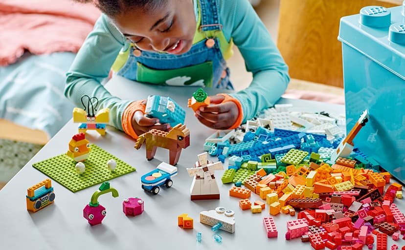 LEGO Classic Vibrant Creative Brick Box Building Blocks - Sensory & Learning Toys for Boys & Girls, Ages 4+ Years - Pretend Play Preschool Toys - Gift for Christmas - 11038