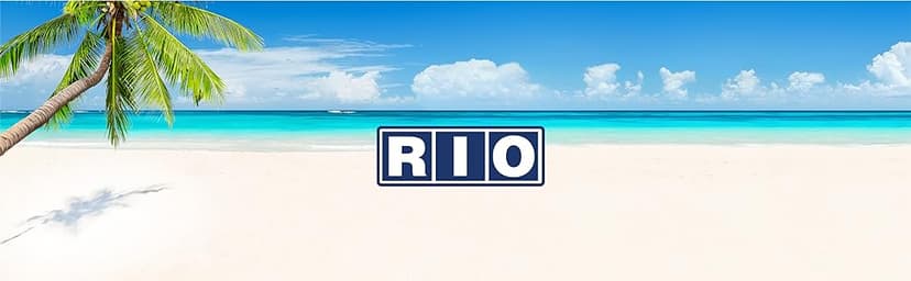 Rio Beach Portable Lay Flat Folding Backpack Beach Lounge Chair with Backpack Straps and Storage Pouch, Blue and Red