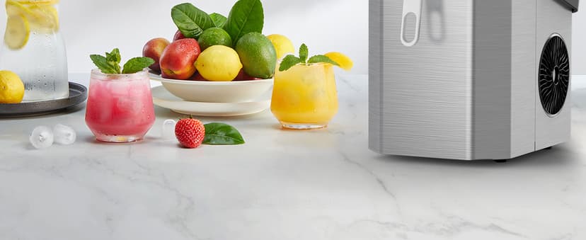 Silonn 2″ Sphere Ice Maker, Clear Ice Ball Maker with Slow-Melting, 4 pcs in 35 Mins, 144 pcs/Day, Crystal Sphere & Rapid Sphere Technology, Self-Cleaning Ice Maker Countertop Ideal for Whiskey