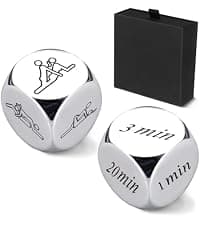 Christmas Ideas Dice Game for Family Party, Suitable for Xmas, Birthdays, Parties, Family and Friends Gatherings Santa Swap Gift Exchange Dice,3 ins Christmas Stocking Stuffers Games B0DN16HXDS
