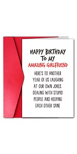 GYYsweetus Funny Husband Birthday Card, Sexy Birthday Gift, Rude Bday Card for Boyfriend, Humorous Birthday Card from Wife Girlfriend (Come Get Them)
