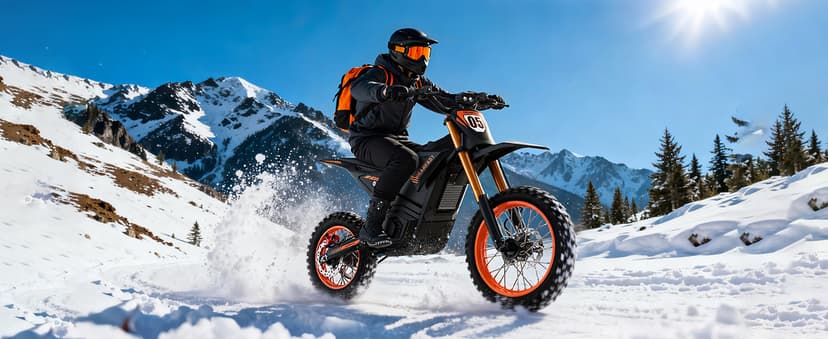 Malzahar Electric Dirt Bike for Teens Adults, 3500W, 40MPH & 60 Miles Electric Motorcycle, 48V/23.4AH Removable Battery, Hydraulic Brakes & Full Suspension, Mountain Off-Road E Dirt Bike for Age 13+