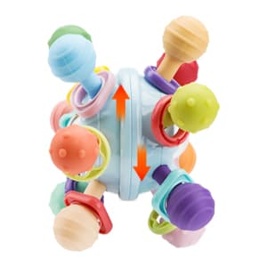 Baby Montessori Sensory Toys for 0-6 6-12 Months, Baby Teether Teething Toys for Babies 0 3 6 9 12 18 Months, Newborn Infant Learning Developmental Toys Gifts for 1 2 Year Old Boys Girls