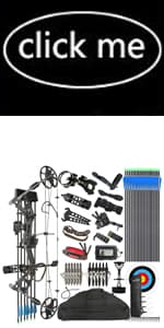 Compound Bow Kit, Hunting and Target, Limb Made in USA,Draw Weight 30-70 lbs Adjustable, Draw Length 19-30.5",up to IBO 320FPS Speed, Package with Archery Hunting Accessories