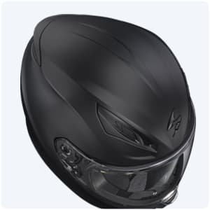 ScorpionEXO R430 Full Face Street Motorcycle Helmet with Bluetooth Ready Speaker Pocketss DOT/SNELL Approved Solid (Matte Black - X-Large)